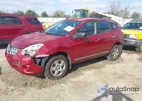 2011 Nissan Rogue S из США, поврежденный, VIN JN8AS5MV8BW285682